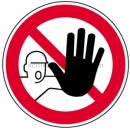 Verbotsschilder: Zutritt für Unbefugte verboten nach ASR A 1.3 (2013) (D-P 006)