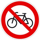 Verbotsschilder: Verbot für Radfahrer